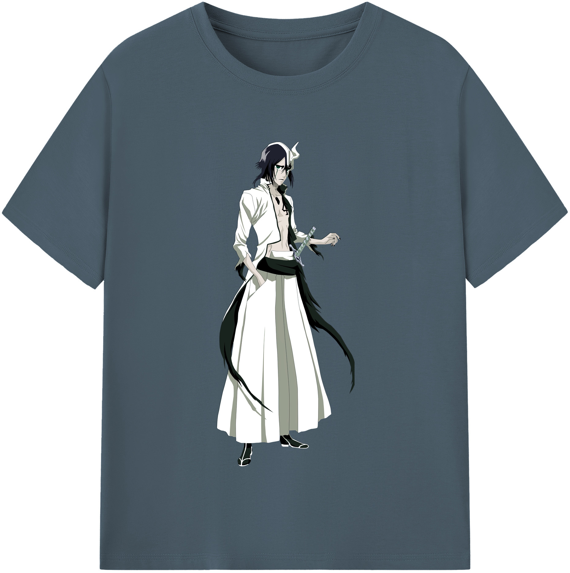 （画像用） ブリーチ ウルキオラ·シファー BLEACH Ulquiorra cifer 綿100％半袖Tシャツ（フロントプリント）